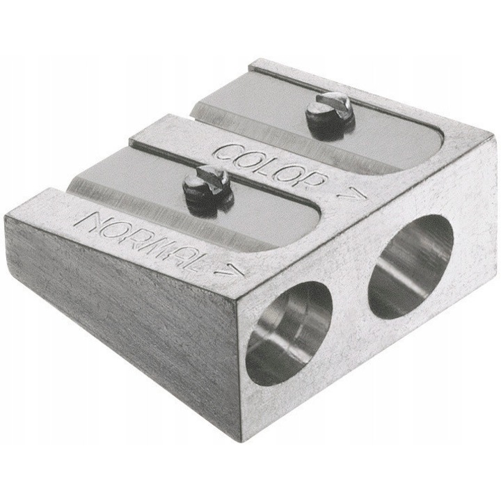Ascutitoare metalica Faber-Castell, pentru artisti, 2 orificii