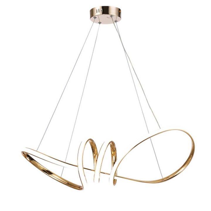 Suspensie ANITA LED 42W 3000K Aluminiu Gold 500x1200mm