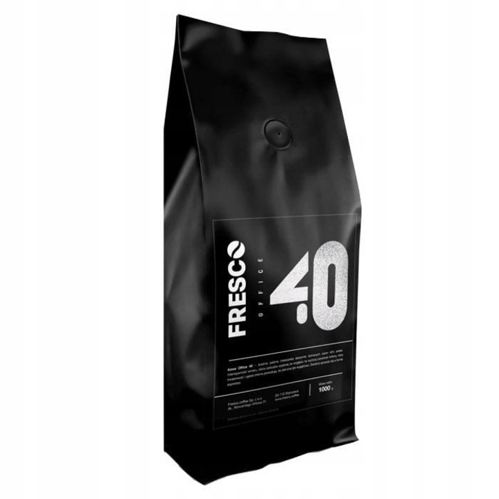 Cafea boabe Fresco 40, 60% Robusta 40% Arabica, 1kg, intensitate 4/5