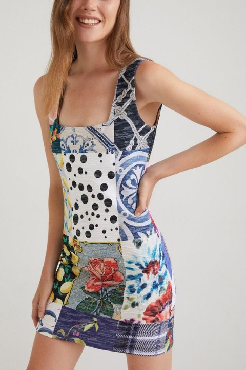 Rochie Desigual 21WWVK90, Multicolor, L