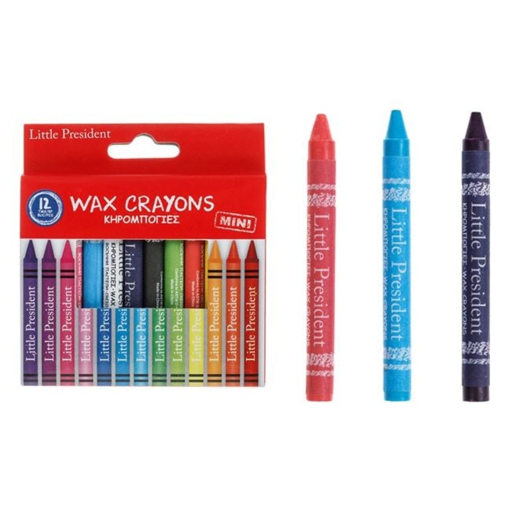 Set 12 Creioane Cerate, Antbro, Culori metalizate / neon, Multicolor