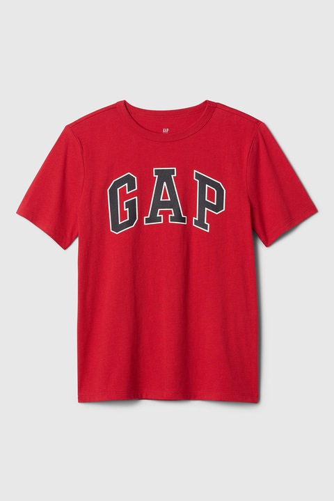 GAP, Logómintás pamutpóló, Piros/Tengerészkék