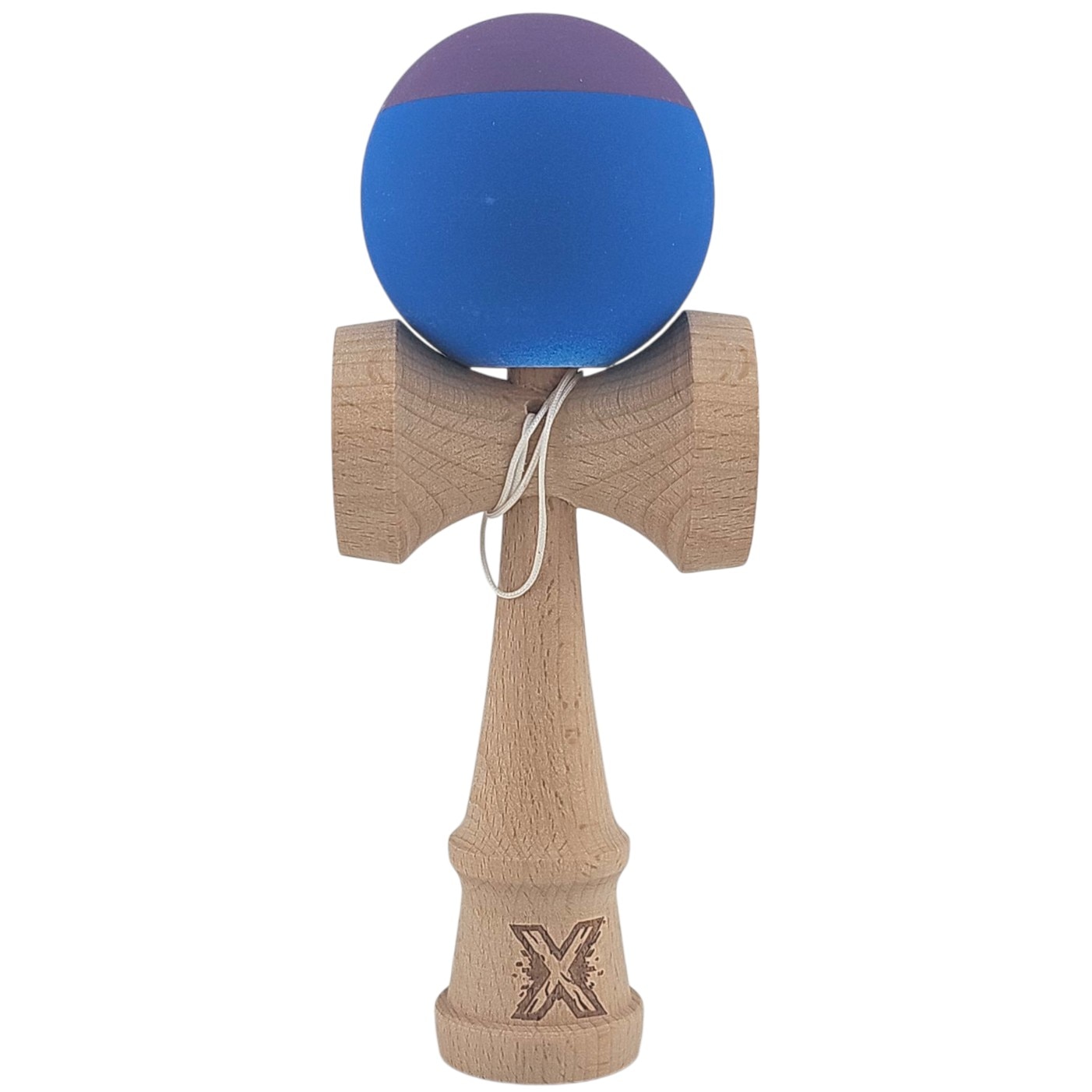 Kendama X Originala, Profesionala, Flippy, din Lemn, Rubber Grip