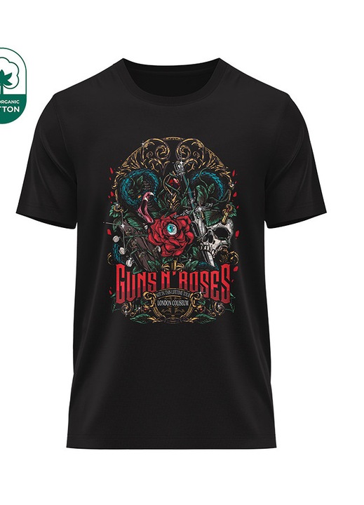 Férfi Guns N' Roses 36.19 póló, rövid ujjú, többszínű