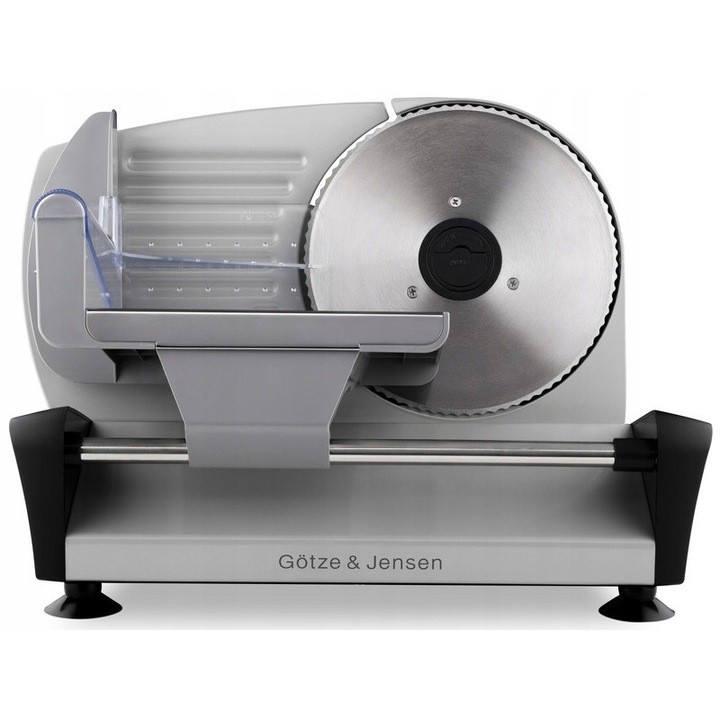 Elektromos szeletelő GOTZE & JENSEN, rozsdamentes acél, 150W, 0-15mm, 190mm