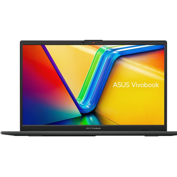 Лаптоп ASUS Vivobook Go 15 E1504FA-BQ1867 с AMD Ryzen 5 7520U (2.8/4.3GHz, 4M), 16 GB, 512GB M.2 NVMe SSD, AMD Radeon 610M, Free DOS, Черен