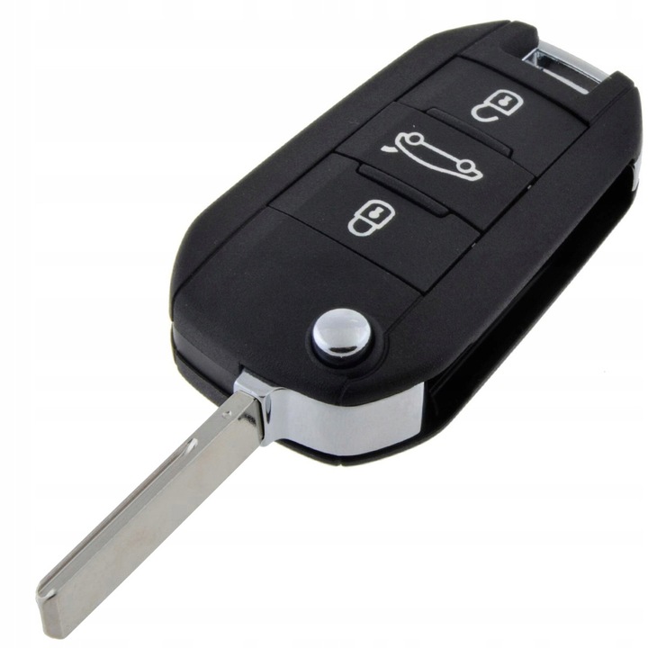 Kulcs Elektronikus Távirányítóval Citroen C4 Cactus 2014+ PN: 612121480, 1612121380