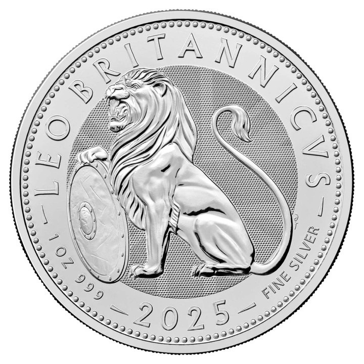 Moneda Argint The British Lion 2025, 1 Oz, 31, 1 g, puritate 999