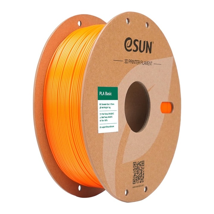 Filament eSUN e PLA-Basic Portocaliu 1, 75 mm 1 KG