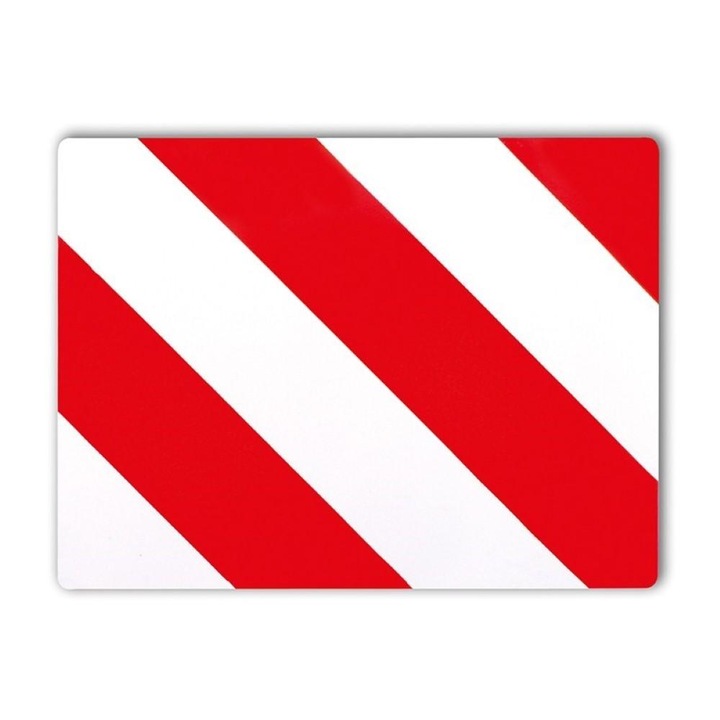 Placa pentru transport agabaritic, HICO TWY016P/R, 40 x 30 cm, dreapta, profil PVC