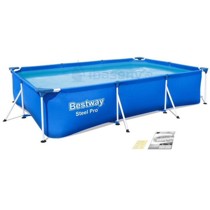 Bestway medence szett 300x201x66cm, DuraPlus, téglalap alakú, komplett