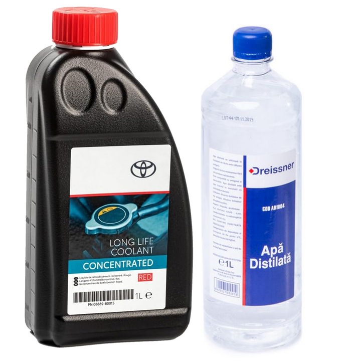 Pachet antigel Toyota Long Life G12 concentrat rosu
