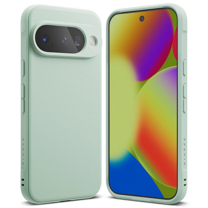Husa pentru Google Pixel 10, din TPU, Ringke, Culoare Verde Menta