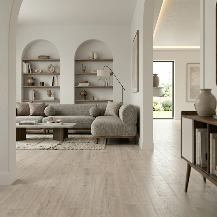 Linoleum PVC, Dekordom, Albus, 200 x 700 cm, Maro, Rezistent la Apa, Protectie UV, Hipoalergenic, Izolare Termica, Durabil