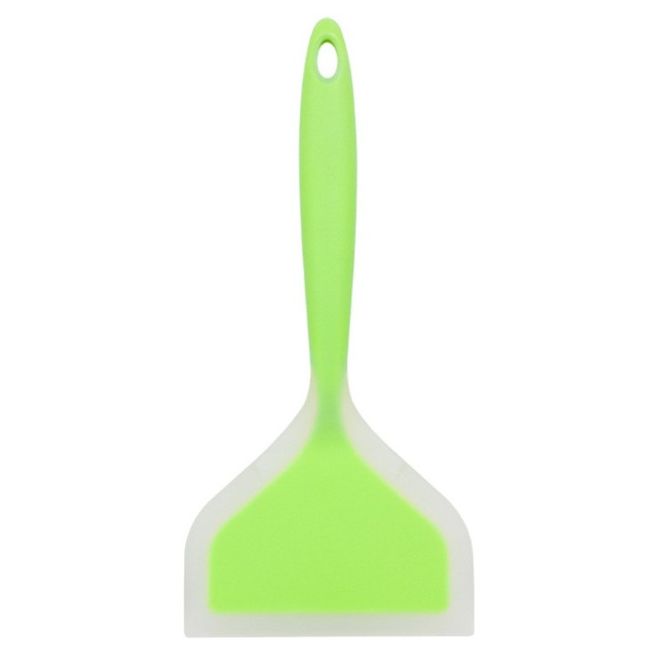 Spatula din silicon, antiaderenta, Verde