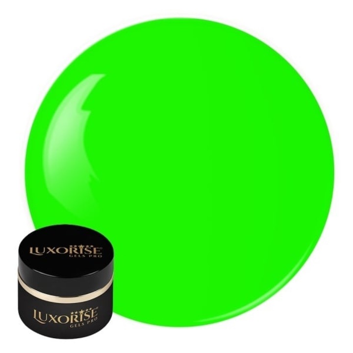 Gel UV Constructie Unghii RevoFlex Neon LUXORISE 15ml, Green