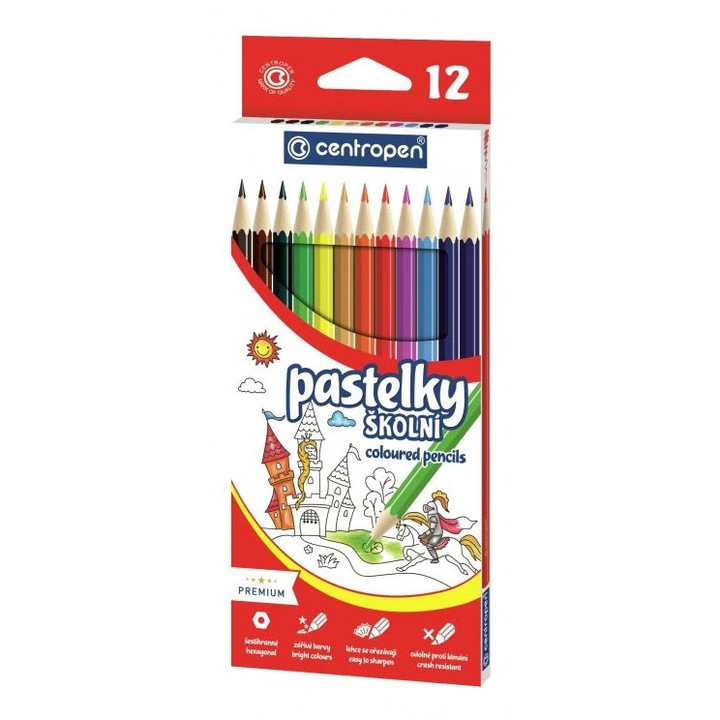 Centropen 9520 színes ceruza 12 db-os készlet