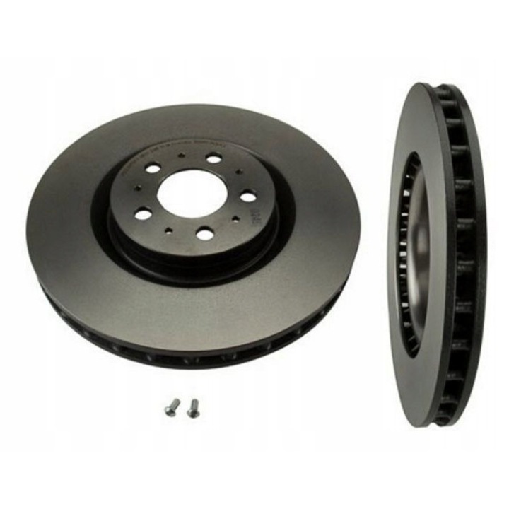 Set 2 discuri de frana fata Volvo S90 V90 (2017-), S60 V60 (2019-), 16" / 296mm