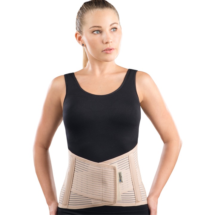 Orteza lombostat VITALMED, elastic, balene metalice, Inaltime 26cm, L – XXXL (100-130 cm)