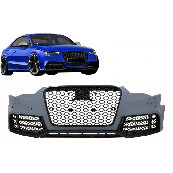 Bara Fata compatibil cu Audi A5 8T Facelift 2012-2016 RS5 Design cu Grile