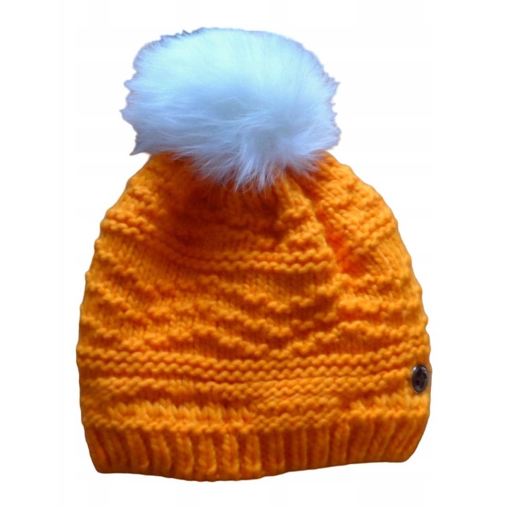 Colmar női sapka, univerzális, polár, pomponnal, 100% akril, fekete