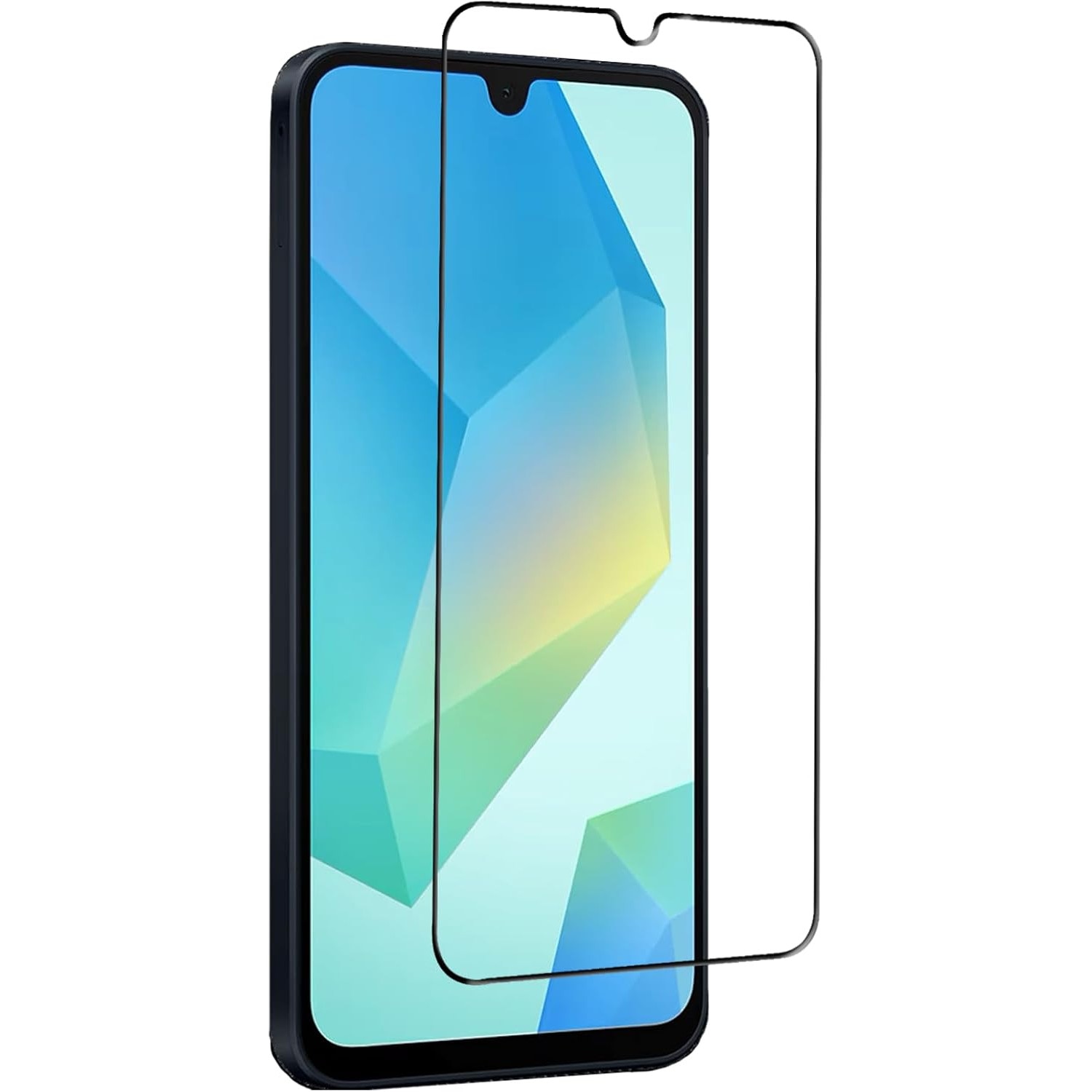 Folie sticla compatibila cu Samsung Galaxy A07 - Contur negru ALC