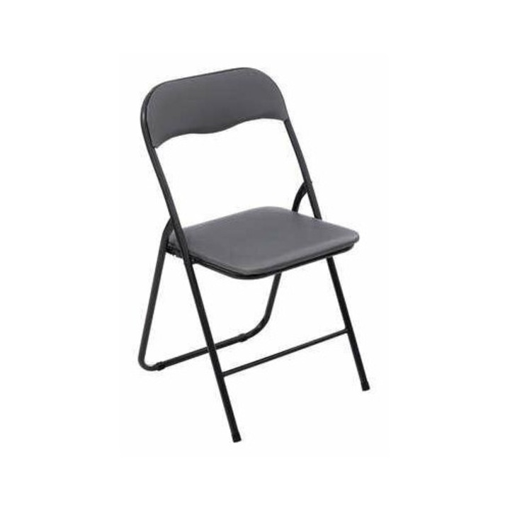 Összecsukható szék 5FIVE SIMPLY SMART, PVC, szürke, 120kg