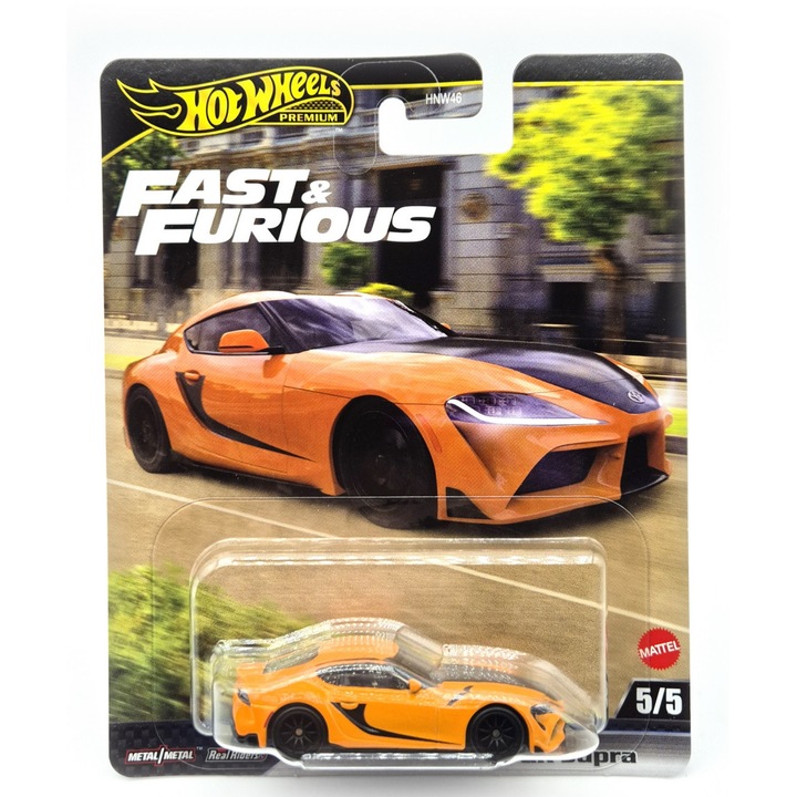 Hot Wheels Fast and Furious - Halálos iramban 5/5 - 2021 Toyota GR Supra - Hot Wheels - 1:64