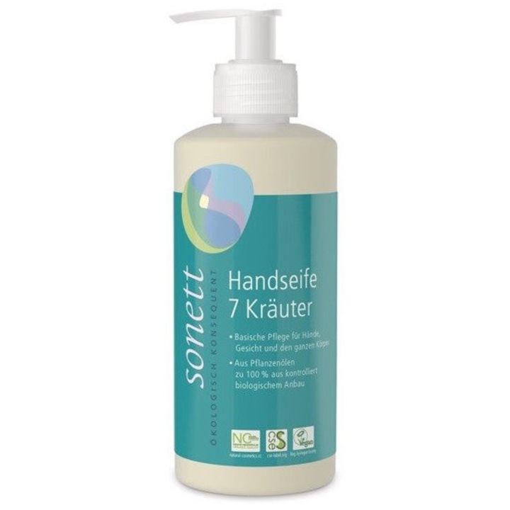 Sonett SIEDEM ZIOL folyékony szappan 300 ml, hét növény illóolajával, vegán