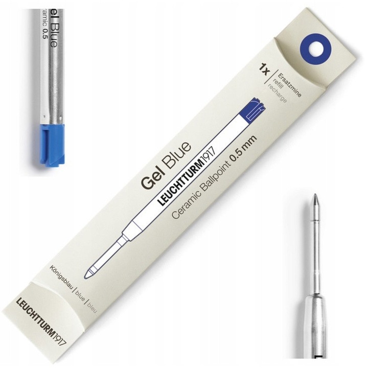 Мастилен пълнител Leuchtturm1917, 0,5 мм, син