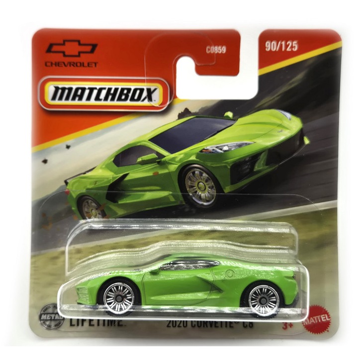 Chevrolet Corvette - 2020 - C8 - 90/125 - Matchbox - 1:64