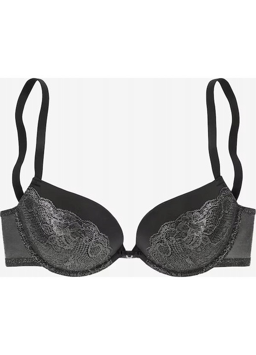 Sutien push-up Lascana, negru, material elastic, 75C EU