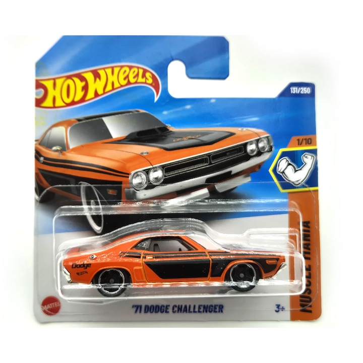 Hot Wheels '71 Dodge Challenger - Muscle Mania 1/10 - 131/250 - Hot Wheels - 1:64
