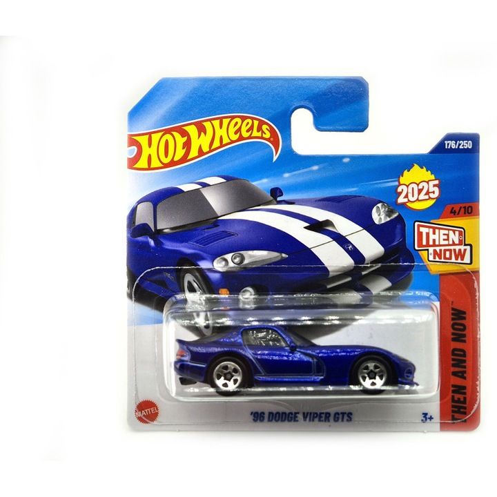 Hot Wheels '96 Dodge Viper GTS - Then and Now 4/10 - 176/250 - Hot Wheels - 1:64