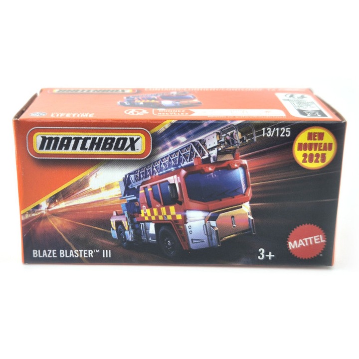 Blaze Blaster III tűzoltóautó tűzoltó - 13/125 - Matchbox - 1:64