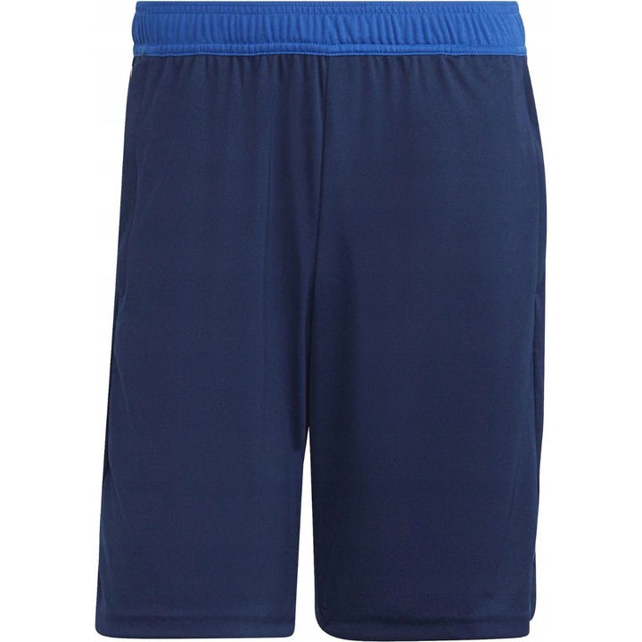 Pantaloni scurti de antrenament Adidas Tiro 23, albastru, material sintetic reciclat, tehnologie AEROREADY, M INTL