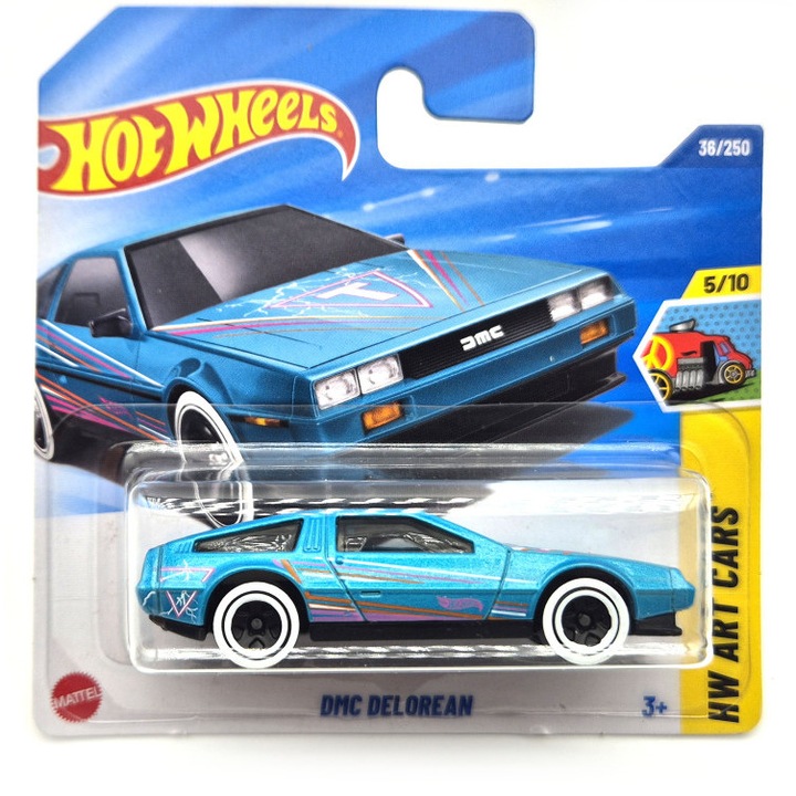 Hot Wheels DMC Delorean - HW Art Cars 5/10 - 36/250 - Hot Wheels - 1:64