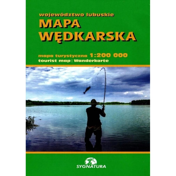 Harta de pescuit, Sygnatura, judetul Lubusz, 1:200 000