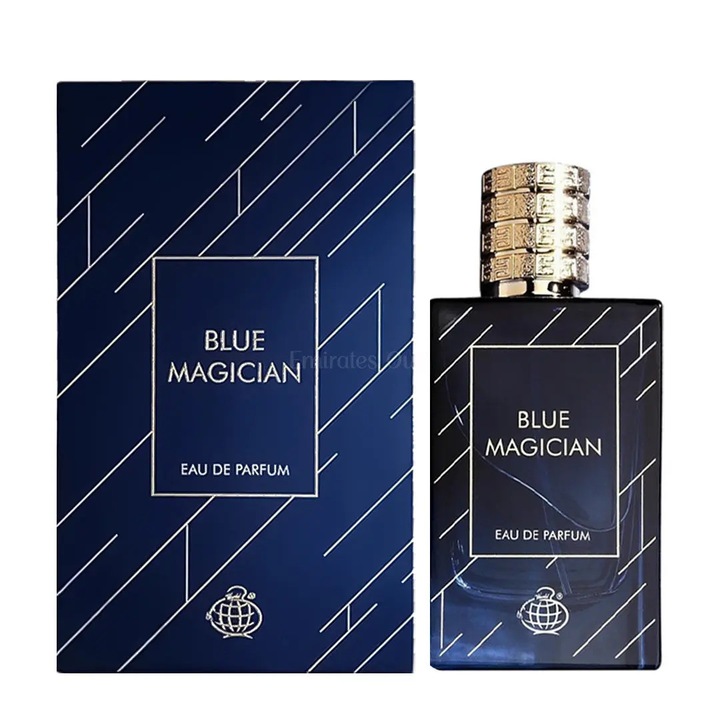 Eau de Parfum Fragrance World Blue Magician, Unisex, 100 ml
