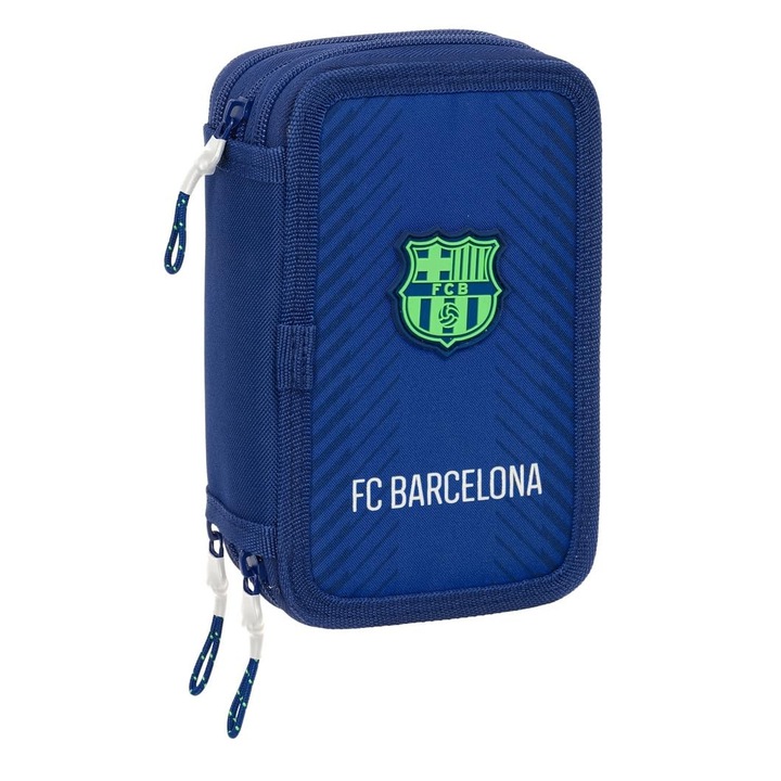 Penar Scolar Safta Fc Barcelona, Bleumarin, Cu 37 De Articole Utile, Penar Pentru Copii, Ideal Pentru Copiii Cu Varsta Cuprinsa Intre 5 Si 14 Ani, Confortabil Si Versatil, Calitate Si Durabilitate, 12, 5