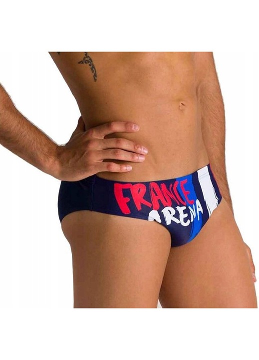 Arena Country Flags férfi úszónadrág, sötétkék, klórálló anyagból, 50% UV védelemmel, 3XL INTL