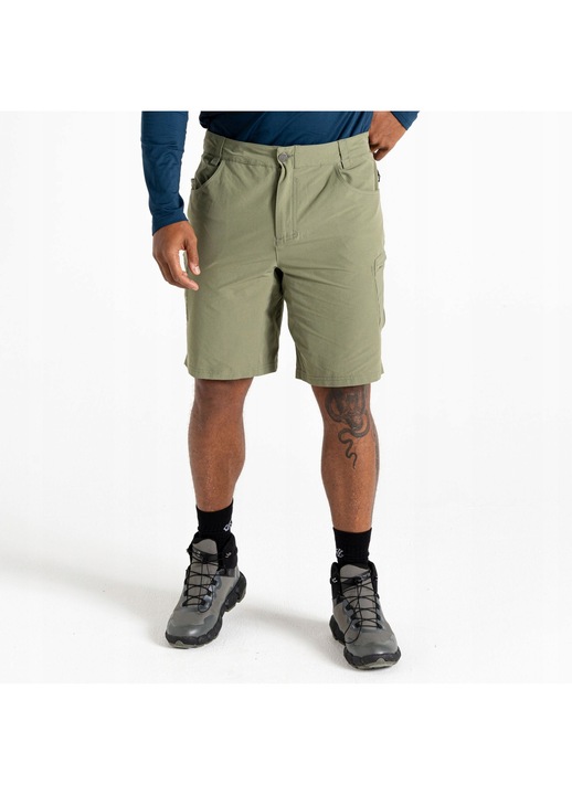 Dare2B Tuned In II férfi rövidnadrág, rugalmas, vízálló, petrol zöld, nejlon/elasztán anyagból, 48 EU