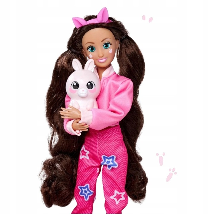 Комплект кукли Kawaii Hi Fashion, 10 аксесоара, многоцветни, 26x5 см