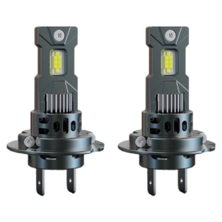 Комплект от 2 мини LED автомобилни крушки H7 K13 модел 3570 150W 19000 лумена 6000k