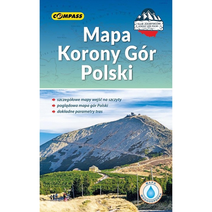 Harta Korony Gór Polski, Compass, 1:35 000, 68x98cm