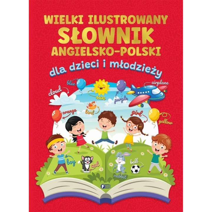 Dictionar ilustrat englez-polon, Fenix, 1500 cuvinte, pentru copii si tineri