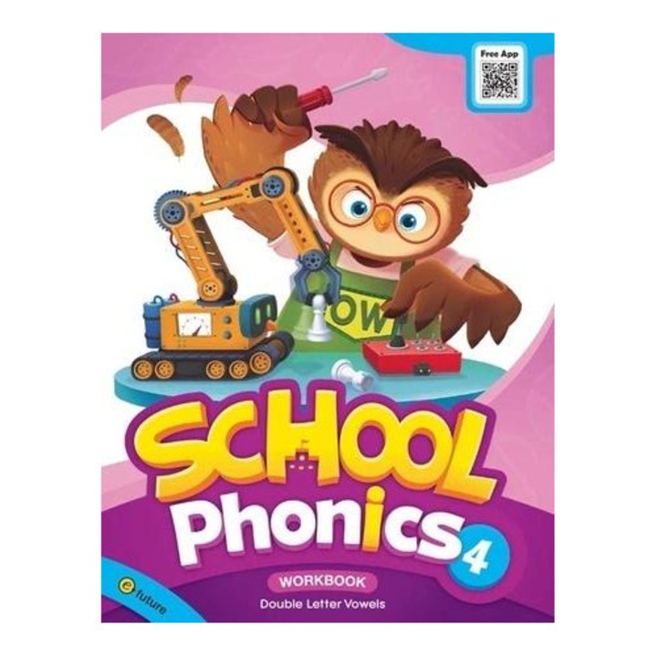 Manuale School Phonics 4 WB, E-future, 3 citiri