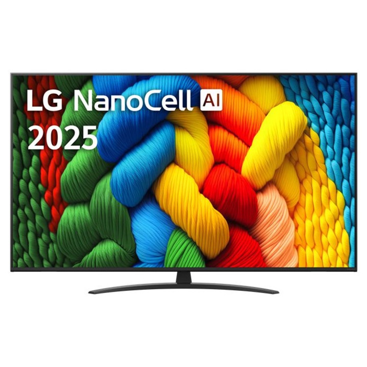 Televizor LED Smart LG 75NANO81A3A, 75", 4K, 60Hz, sokszínű
