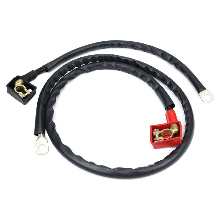Set cabluri acumulator 12V, Expom, 50mm2, cu protectie, 2-fire
