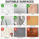 Dozator dublu sapun lichid cu spuma, ZGGZERG, Dozator de gel de dus cu sampon, Fara Gauri, Suport de Perete, ABS rezistent la apa, Pentru baie, bucatarie, hotel, Metal, Capacitate 1000ml, Alb